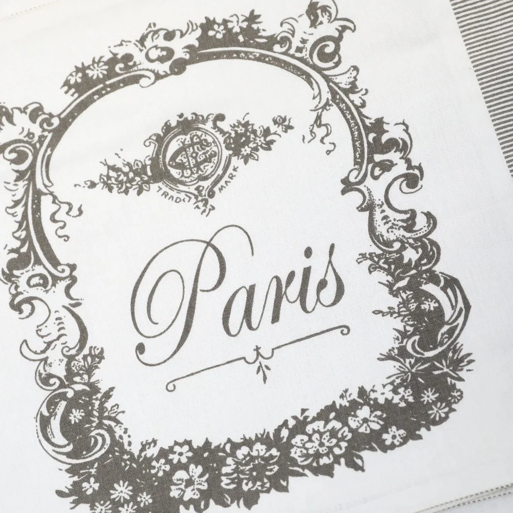 Set of 6 fabric placemats Vintage Paris print dinner serving home decor cottage